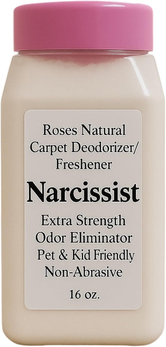 Carpet Deodorizer Powder – Multiple Scents, Pet & Kid Friendly, 16 oz (Narcissist)