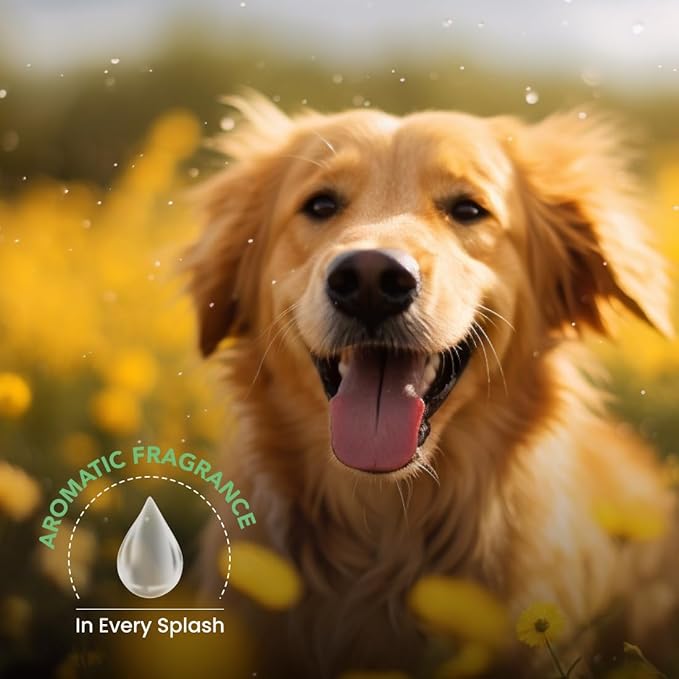 Best Shot Scentament Spa Botanical Body Splash, Detangler Spray, Body Spray for Pets, Cat and Dog Cologne Spray, Lemon Vanilla, 8 Oz.