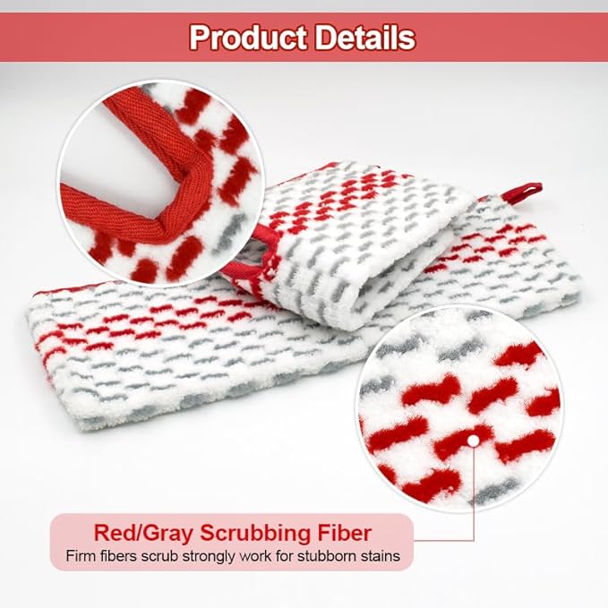 2 Pack Microfiber Spary Mop Pads Compatible with Promist Max Spary Mop, Washable