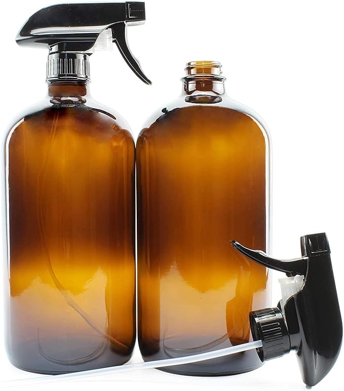 Cornucopia Brands 3-Setting Mist Spray & Stream Sprayer Replacement Parts (6-Pack); Fits Standard 8oz / 16oz Boston Round 28/400 Neck Bottles