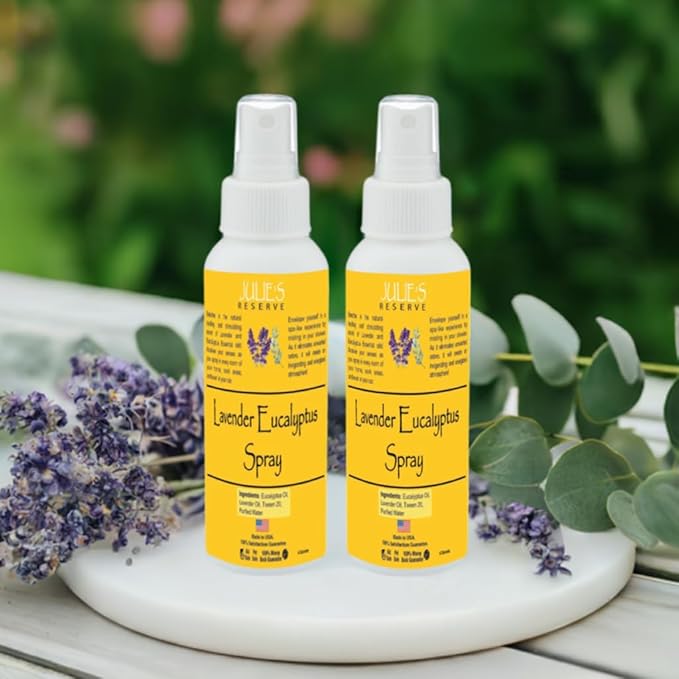 2 Pack Lavender Eucalyptus Room & Linen Spray (4 Fl Oz)