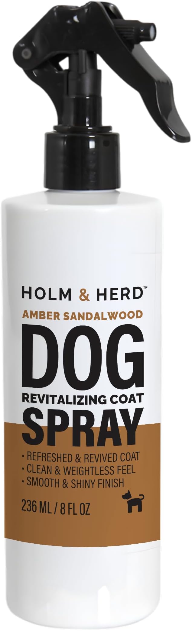 Amber Sandalwood Dog Care Gift Bundle – 3 Piece Grooming Set with Bubble Bath Shampoo Alternative, Deodorizing Coat Spray & Moisturizing Serum – Luxury Dog Spa Kit & Grooming Gift (Amber Sandalwood)