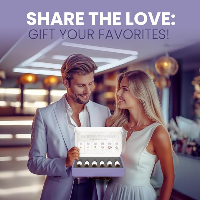 Levona Scent Essential Oils Set -Home Luxury Scents for Diffusers & Humidifiers, Ideal for Home Fragrance, Air Freshening, & Odor Elimination, Gift Pack, Made in USA - 5 ml, Pack of 6