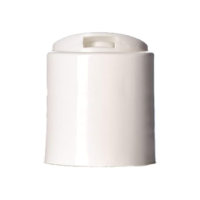 16oz Natural Color HDPE Squeeze Bottles with Disc Cap and Squirt Cap (3 Pack) (16oz)