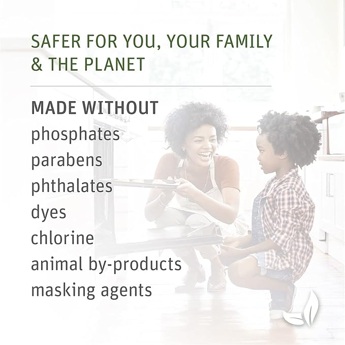 Grab Green Liquid Dish Soap, 16 Ounce (Pack of 3), Tangerine Lemongrass Scent, Biodegradable, Plant and Mineral Based, Removes Grease, Gentle on Hands