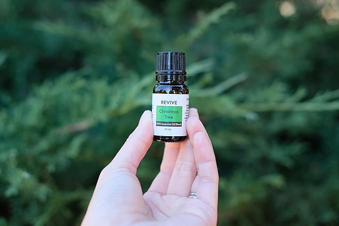 Christmas Tree Essential Oil Blend by REVIVEEO - 100% Pure Therapeutic Grade, for Diffuser, Humidifier, Massage, Aromatherapy, Skin & Hair Care