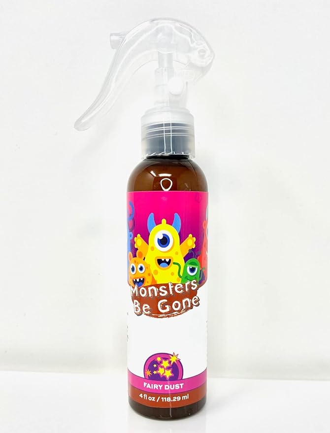 Monsters Be Gone Body and Linen Spray Odor Neutralizer Natural Non-Toxic Child Confidence Builder Room Freshener (Fairy Dust)