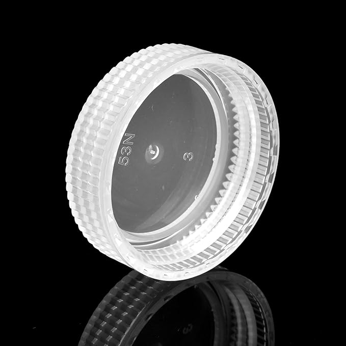 3 Pieces Plastic Reagent Bottle,Wide Mouth Reagent Bottle with Caps Designed for Laboratories,Classrooms (Nature, 3 * 1000ML)