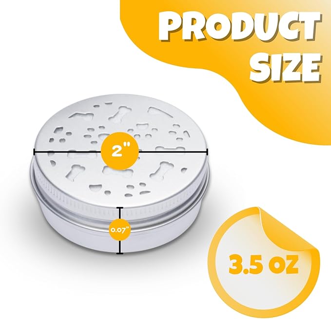 Ink Oil Scent Work Tins - Dog Scent Training Kit - Nosework Detection & Enrichment Scent for Home, Professional Pet Trainers - Reusable Tins with Magnets for Easy Hiding – Bite-Resistant –10 Pcs Set