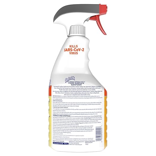 SC Johnson Professional Fantastik No Rinse Disinfectant & Food Surface Sanitizer 32oz