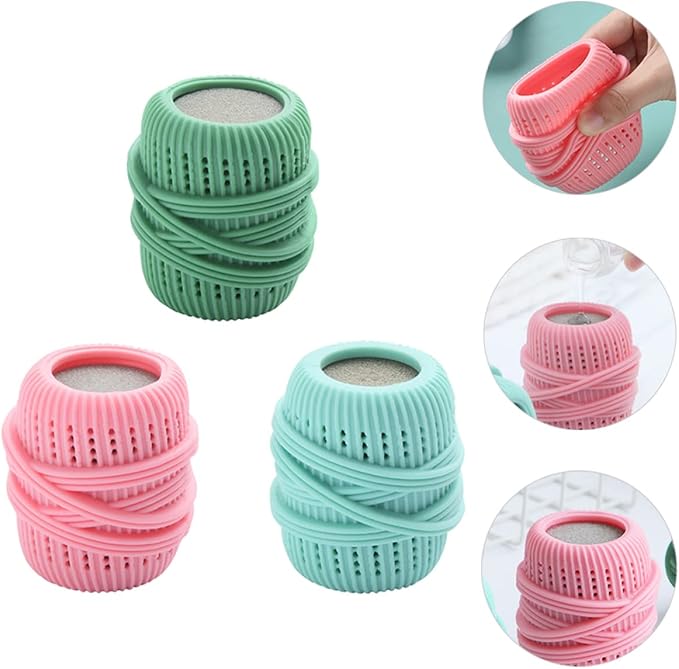 Alipis 3pcs Set Washing Machine Laundry Ball Laundry Balls Laundry Non scrubbing Washing Balls Laundry Ball Alternative pet Dryer Sponge Cleaning Ball Hair Removal