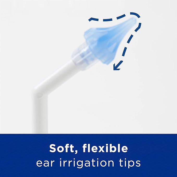 Bionix - OtoClear Ear Irrigation System, Comfortable, Easy-To-Use, For Safe Earwax Removal, Ideal for Healthcare Providers, Soft & Flexible (42-Piece Set)