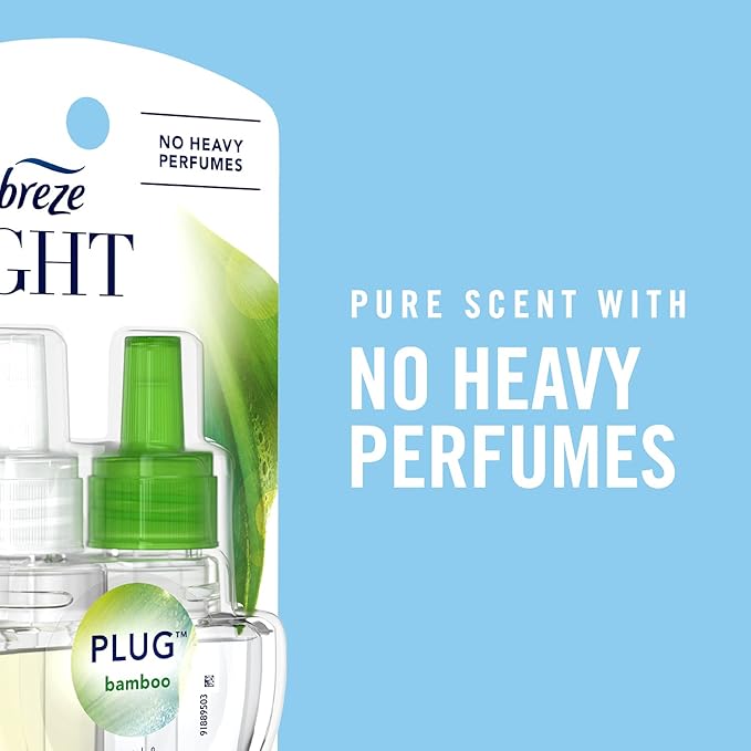 Febreze LIGHT Fade Defy PLUG Air Freshener, Sea Spray, (1) .87 fl. oz. Oil Refill