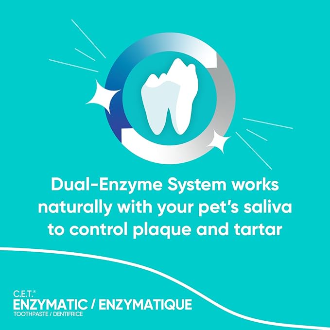 Virbac Toothpaste for Dogs and Cats, Seafood flavor