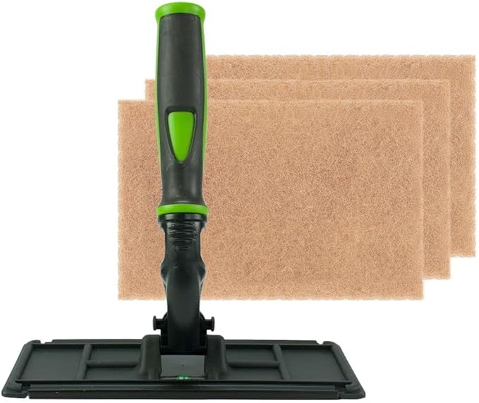 Xero Green Techno Pad Window Cleaning Kit with Walnut Scrub Pads