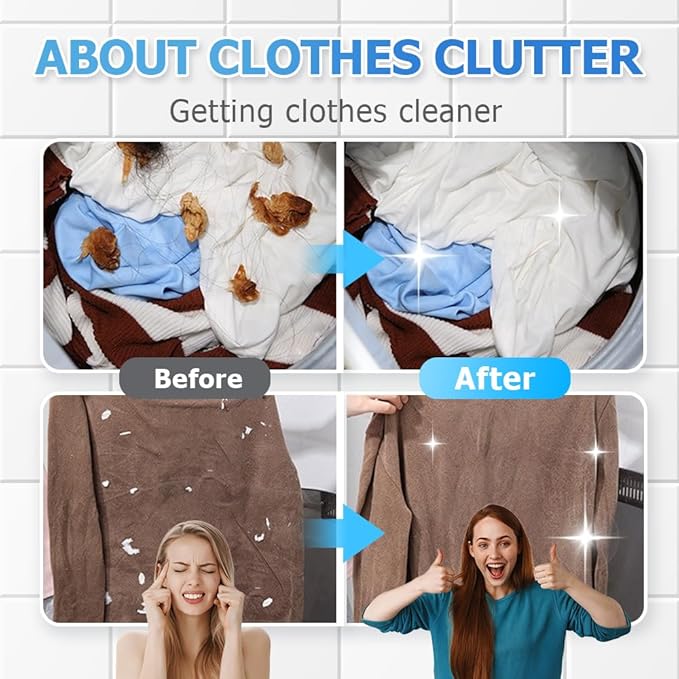 3PCS Floating Hair Filtering Mesh Removal, Reusable Lint Catcher for Washing Machine Wool Device, Pet Hair Remover Hair Filter Cleaning Mesh Bag (Blue)