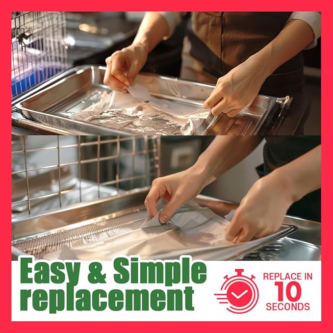 HASHI Bird Cage Liner - 120 Disposable Sheets Made from Acid-Free Newsprint. Non-Toxic for Birds, Ideal for Packing, Pet Cages, Crafts, Shipping, and Moving. Easy to Clean (31"x21.5")