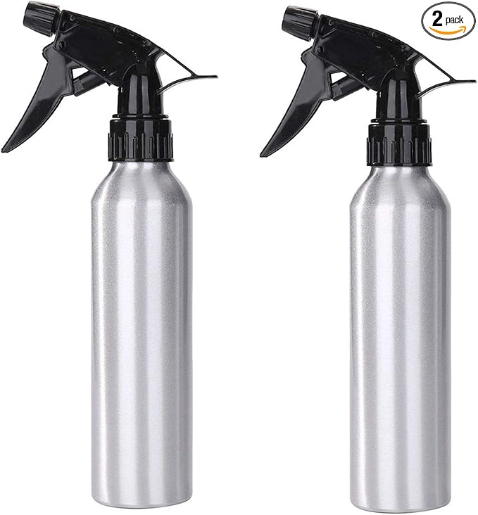 250ml Aluminum Empty Spray Bottles,2pcs Reliable Sprayer Empty Spray Bottles 250ml Aluminum Bottle for Hairdressing Tattooing Green Soap Flowers Water Sprayer Tool