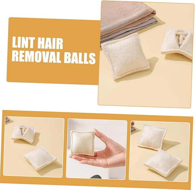 3pcs Pet Hair Remover Laundry Balls Reusable Wool for Efficient Lint and Hair Removal Washing Machine Eco-friendly Pet Washing