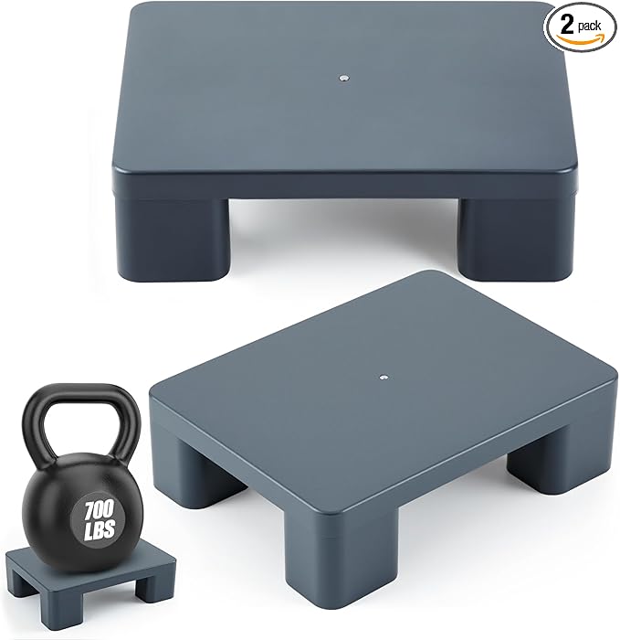 2 Pack Dunnage Rack, 15.75" Long x 11.81" Wide, 4.72" Height Plastic Dunnage Rack, 1000+ Pound Capacity Storage Commercial Food Service Storage in Restaurant Kitchens Shop