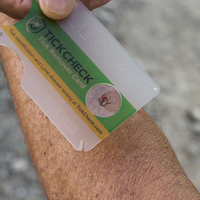 Tick Remover Card - Wallet Sized Tick Removal Tool with Free Tick ID Card & Testing Information - for People, Dogs, Cats (50)