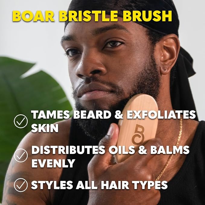 The Beard Club Premium Beard Kit for Men - Grooming & Care Kit - Cedar & Sandalwood Oil, Sandalwood Balm, Shampoo, Brush, Comb, Trimming Scissors, Straight Edge Razor - Gift Set