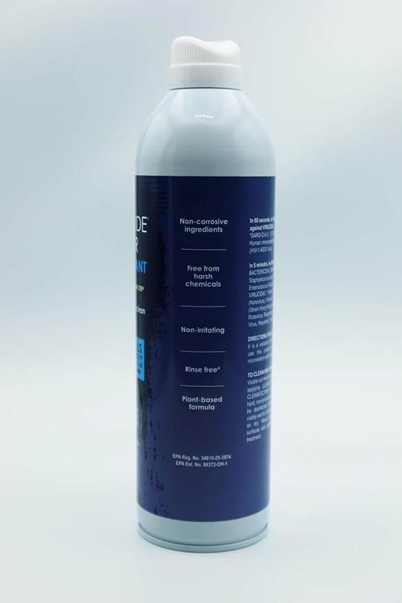 LUCAS-CIDE Clipper Cleaner Disinfectant and Lubricating Spray for Clippers and Blades - 16 Fl Oz