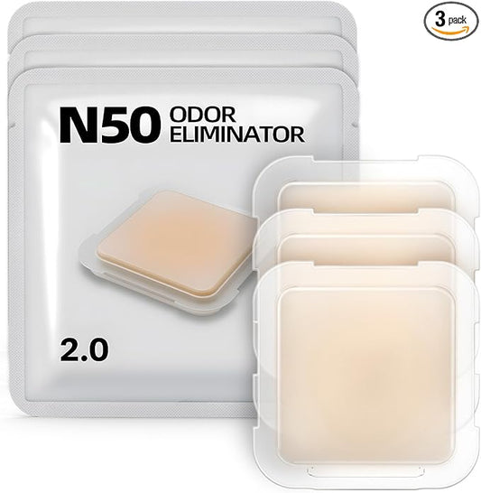 3 Packs Smelling Fresh with N50-2.0 Odor Eliminator Exclusive for Pura Max Automatic Self-Cleaning Cat Litter Box - Cat Toilet Odor Control, Deodorant Aromatherapy Paste (Old/New Packaging Randomly)