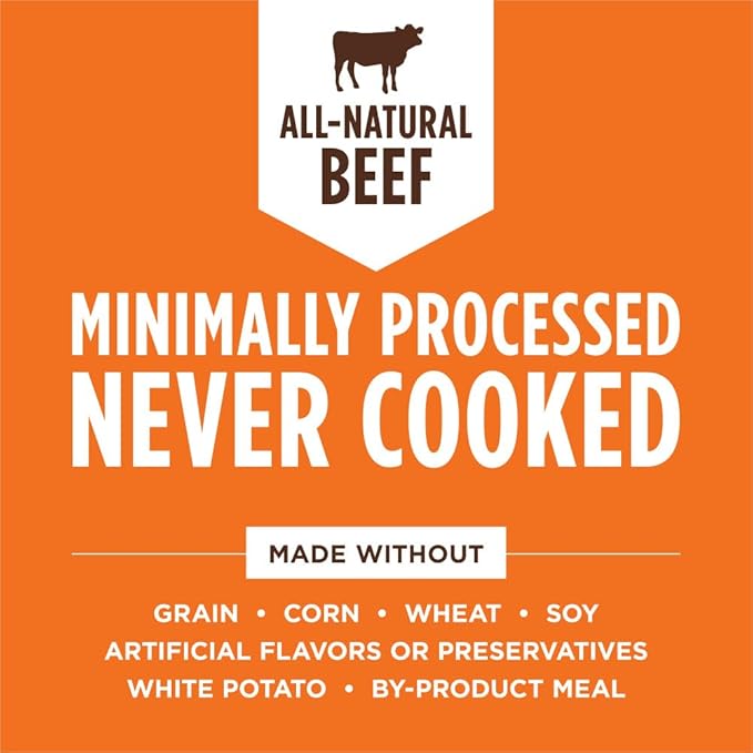 Instinct Raw Boost Mixers, Freeze Dried Dog Food Topper, Grain Free Recipe - All Natural Beef, 14 oz. Bag