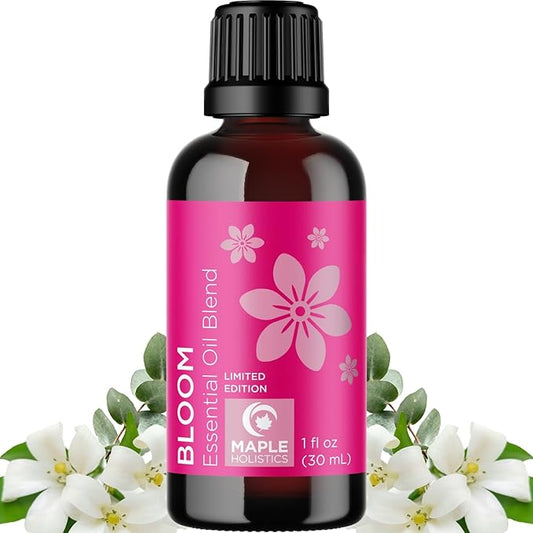 Floral Essential Oil Blend for Diffuser - Flower Essential Oil for Diffusers Baths Candles Soaps & DIYs with Pure Undiluted Jasmine Chamomile Geranium & More - Sweet Uplifting Aromatherapy Blend