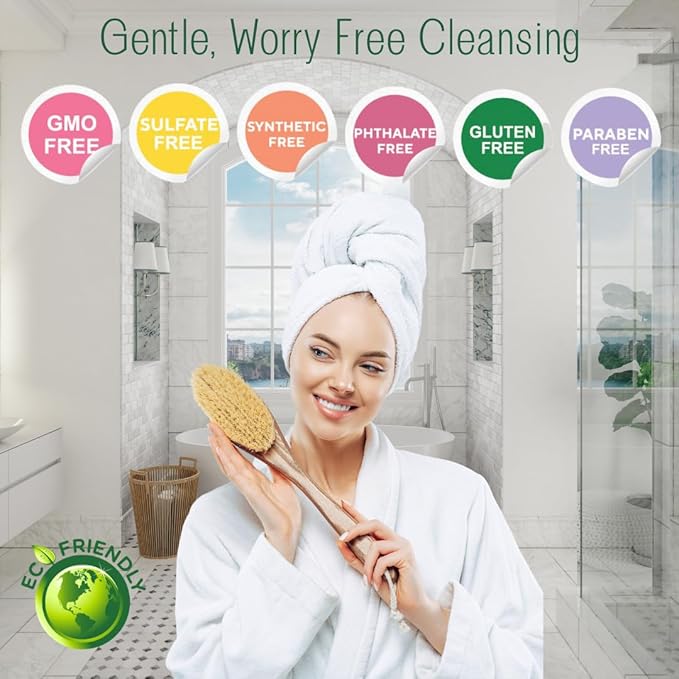 Brittanie’s Pure Castile Liquid Soap Refill, Unscented, 32 Ounce Pack of 2 | Dish Soap, Hair & Body, Home, Gentle and Pure, Made with Natural Luxurious Oils, Vegan & Gluten Free Non-GMO