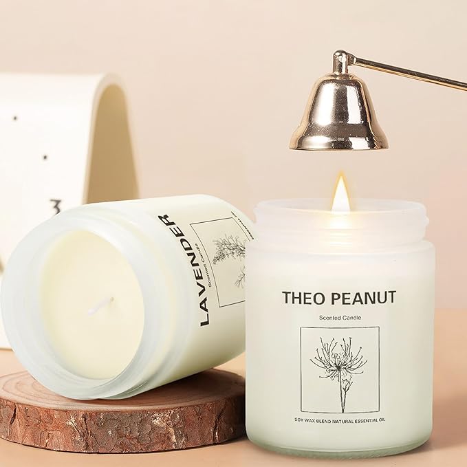 LOSNYA Scented Candles Set, 6 Pack 42OZ Aromatherapy Candle Gifts for Women, Lavender Candles, Natural Soy Wax Long Lasting Candle Gifts for Birthday Mother's Thanksgiving Day