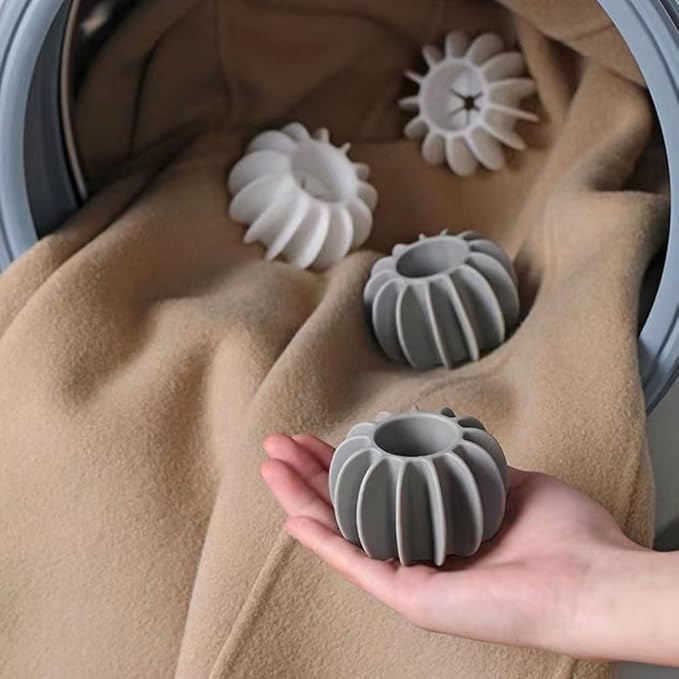 20 Household Laundry Balls for Effective Hair Removal and Color Safety (Gray)