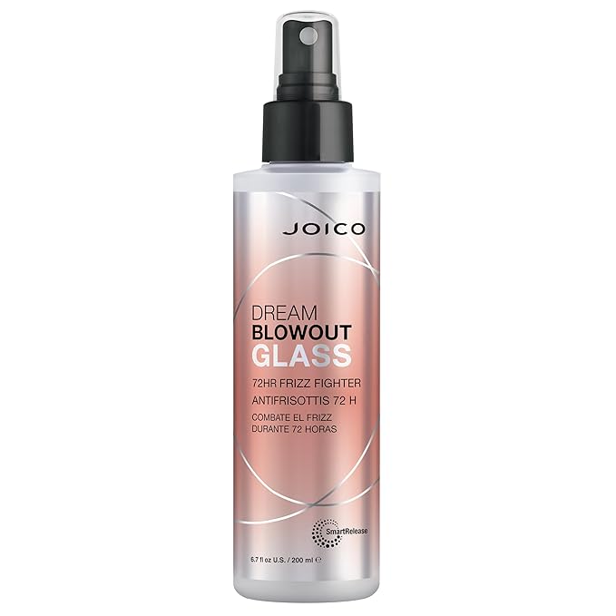 Joico Dream Blowout Glass 72-Hour Frizz Fighter | Humidity Control | Glass-Like Shine | Hydrate & Smooth | For Most Hair Types | 6.7 Fl Oz