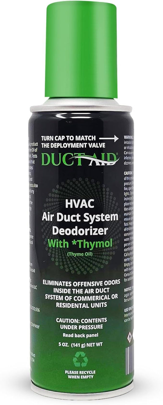 Air Freshener for HVAC System, Commercial, Residential & Cars| Made with Thyme extract, natural Plant based product Now available in a Concentrated Formula for maximum effectiveness (PACK 1)