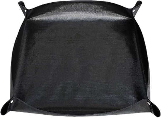 Oncpcare Waterproof Pet Playpen Mat for Rabbits 59×59 in — Large Reusable Tarp Base Gives Small Pets A Spacious, Comfortable Play and Rest Area (Black)