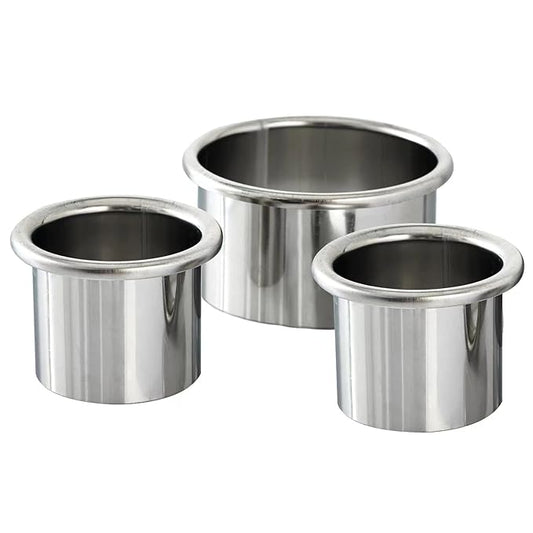 3.0 Inch and 2.0 Inch Open Canister Hair Styling Curling Flat Iron Holder with Dryer Appliance - Salon Organizer for Hot Tools