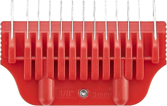 3MM 1/8Inch Pet Grooming Clipper Attachment Guard Comb, for Wide A5 Blades, Compatible with Andis, Conair, Wahl, Laube, Thrive, Bucchelli, or other A5 Series, Only Fit for 10W/15W/30W Wide Blade