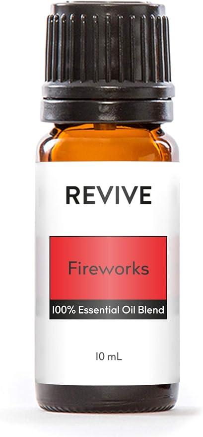 Fireworks Essential Oil Blend by Revive Essential Oils - 100% Pure Therapeutic Grade, for Diffuser, Humidifier, Massage, Aromatherapy, Skin & Hair Care