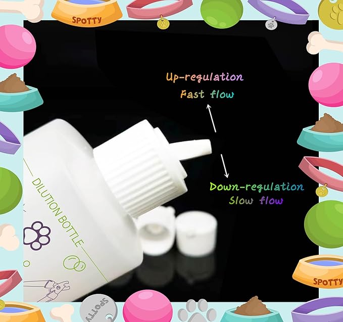 4 Pack Pet Shampoo Dilution Bottles, Specialties Mixing Bottle for Concentrated Dog Shampoo, Mixing Bottle for Dog Grooming Shampoo and Conditioner Grooms (4)