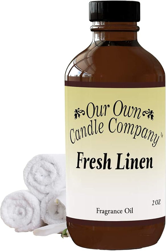 Our Own Candle Company - Fresh Linen Scented, Premium Grade Home Fragrance Oil for Diffusers (2oz)