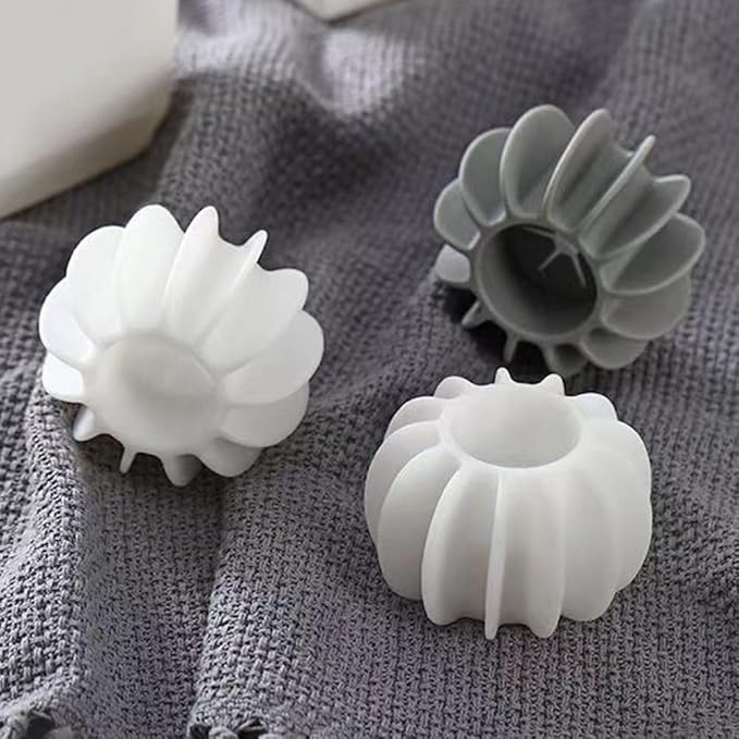 20 Household Laundry Balls for Effective Hair Removal and Color Safety (White)