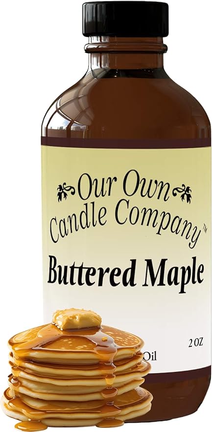 Our Own Candle Company - Buttered Maple Scented, Premium Grade Home Fragrance Oil for Diffusers (2oz)