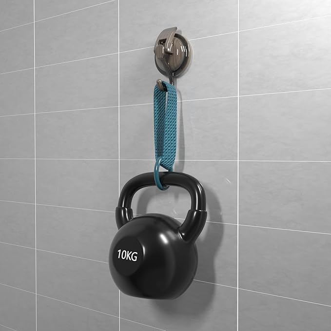 Heavy Duty Vacuum Suction Cup Hooks, Red Bronze Plated Polished Super Suction for Kitchen Bathroom, 2 Pack