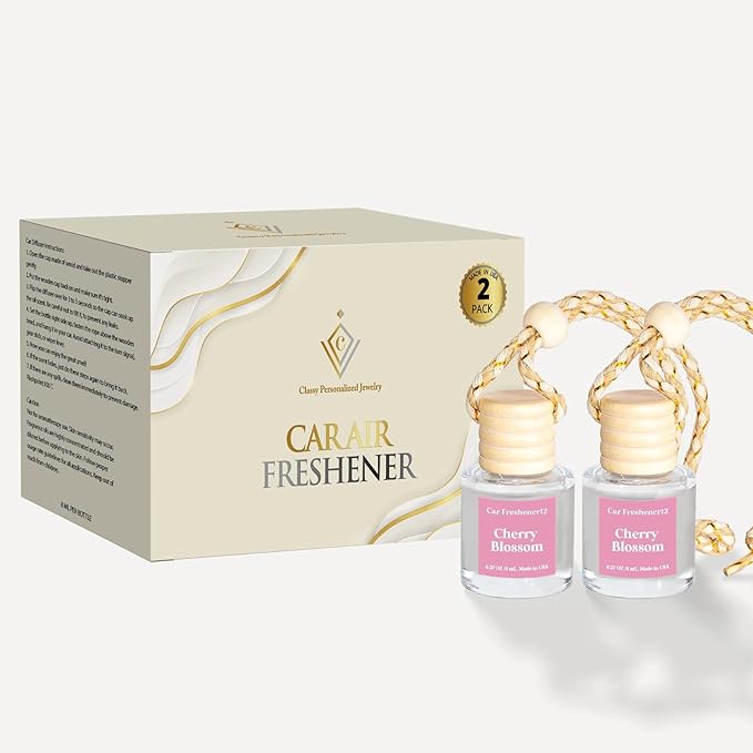 Car Air Freshener Hanging 2 Pack, Air Freshener Diffuser for Cars, Air Fresheners Diffuser oil For Car,Car Air Freshener For Women