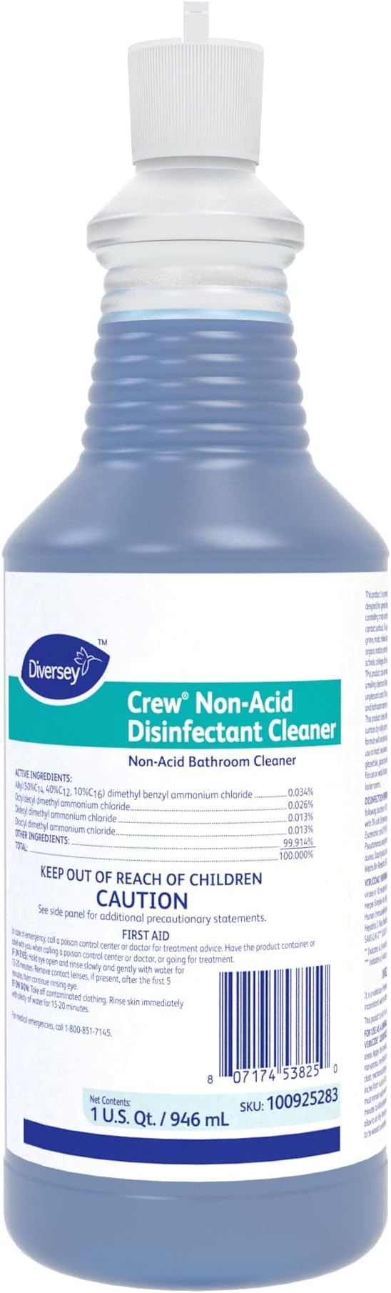CREW Non-Acid All-Purpose Disinfectant Bathroom Cleaner, Floral Fresh, 32oz