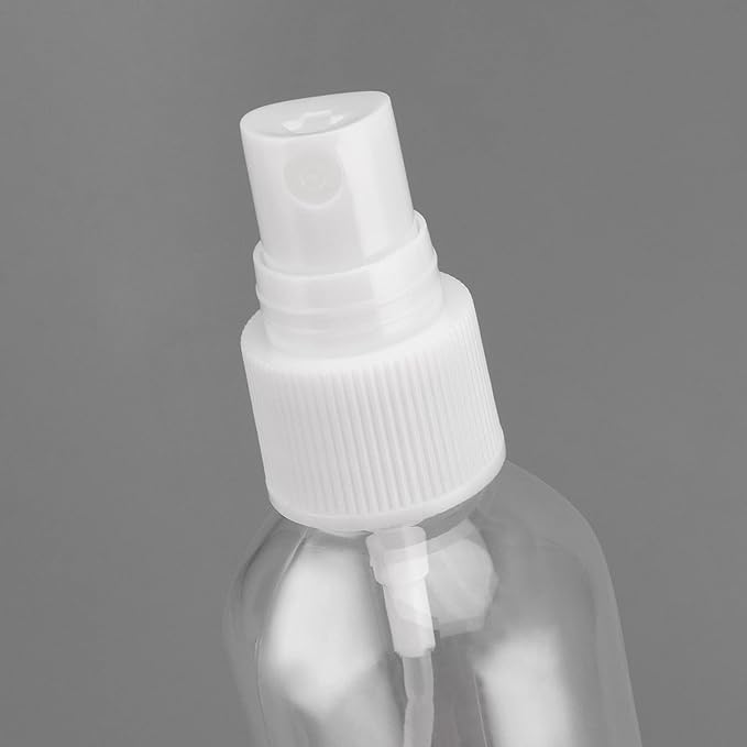 SEUNMUK 40 Pack 2.7oz/80ml Spray Bottles with Pump Spray Cap, Clear Fine Mist Empty Plastic Spray Bottles, Travel Size Refillable Bottles for Toner, Essence, Hair Spray