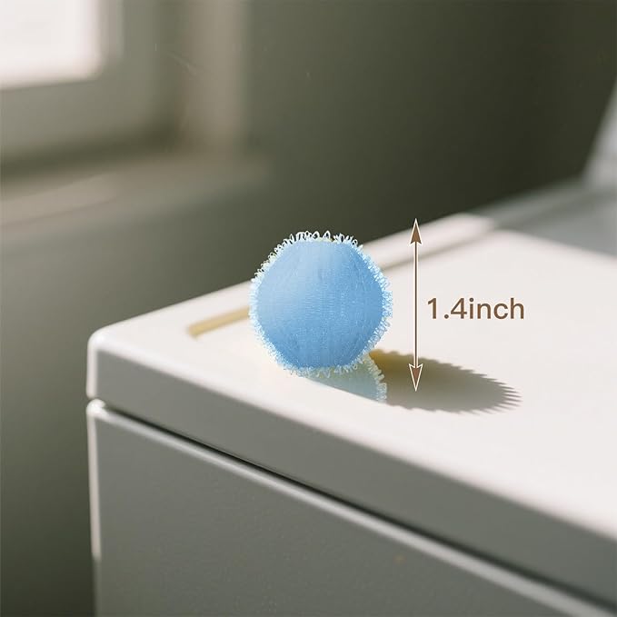 18-Pack Reusable Pet Hair Remover Balls for Laundry, Washer and Dryer Lint Catcher for Dog and Cat Fur Removal