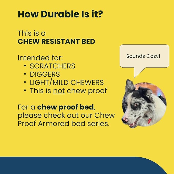 K9 Ballistics Tough Ripstop Dog Crate Pad - Durable, Machine Washable XXL Kennel & Travel Mat for XX Large Dogs, 53 x 36 Fits 54" Wire Crates, Blue Quartz