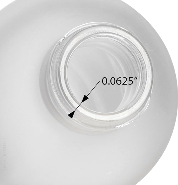 4 oz Frosted Clear Glass Boston Round Bottle with White Lotion Pump (6 Pack) + Funnel